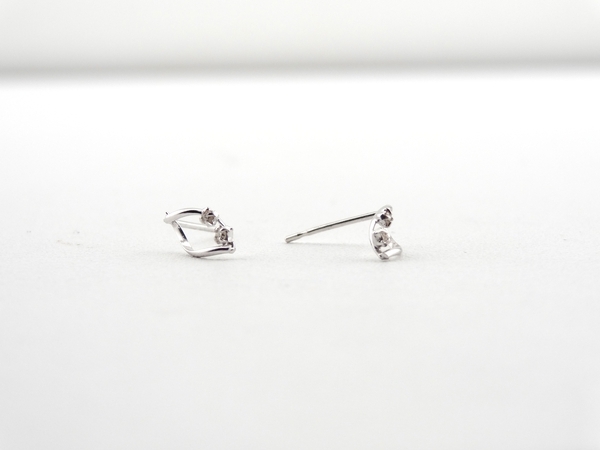K14WG ダイヤモンド ピアス 19,000円(税込)