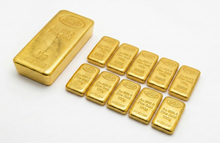 金インゴット分割